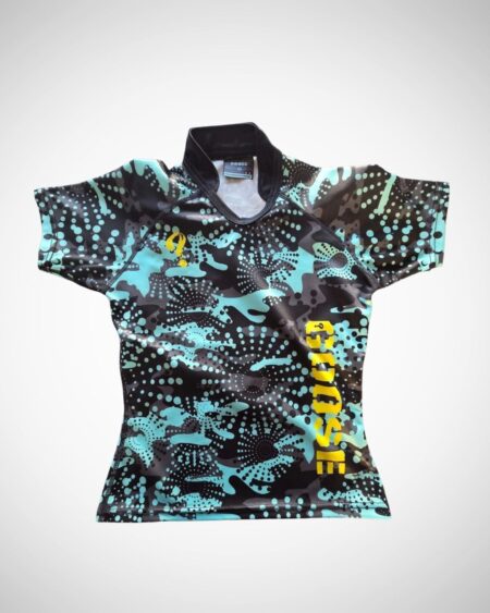 Green and Black Unstoppable Rugby Jersey
